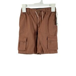 OshKosh Boys Khaki Cargo Shorts, Sz 4T, NWT
